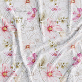 Designer Big Floral Digital Printed Fabric Online Store